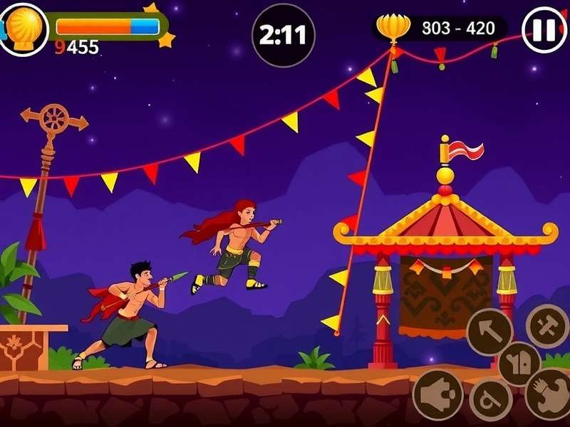Ginger Warrior Gameplay Screenshot